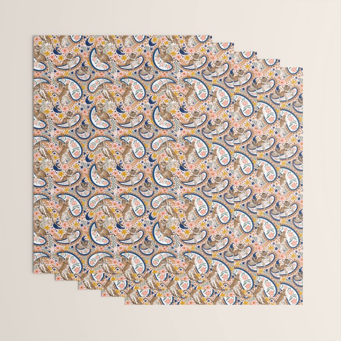  Leopard Cubs and Stars Wrapping Paper Gallery Image 3