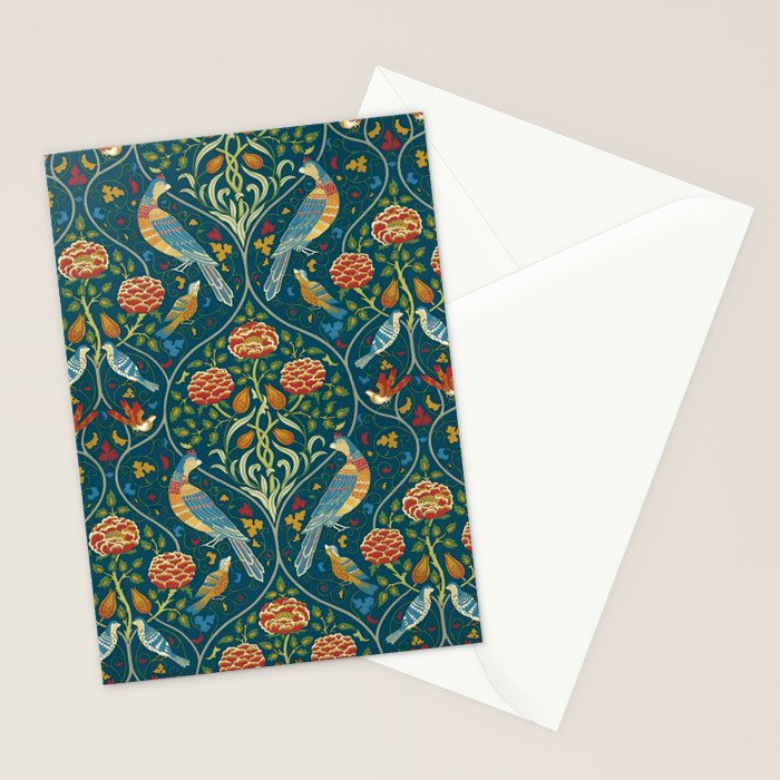 William Morris "Seasons by May" 1. Stationery Card Gallery Image 2