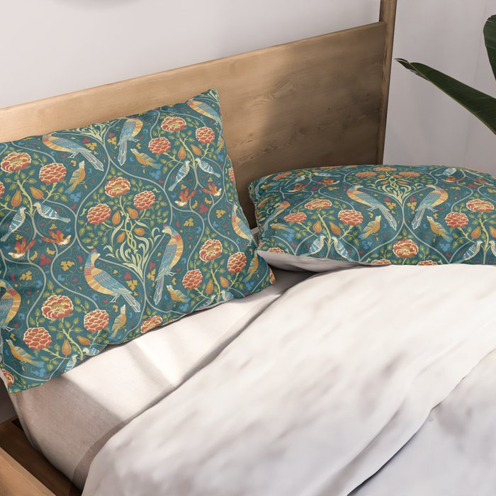William Morris "Seasons by May" 1. Pillow Sham Gallery Image 2