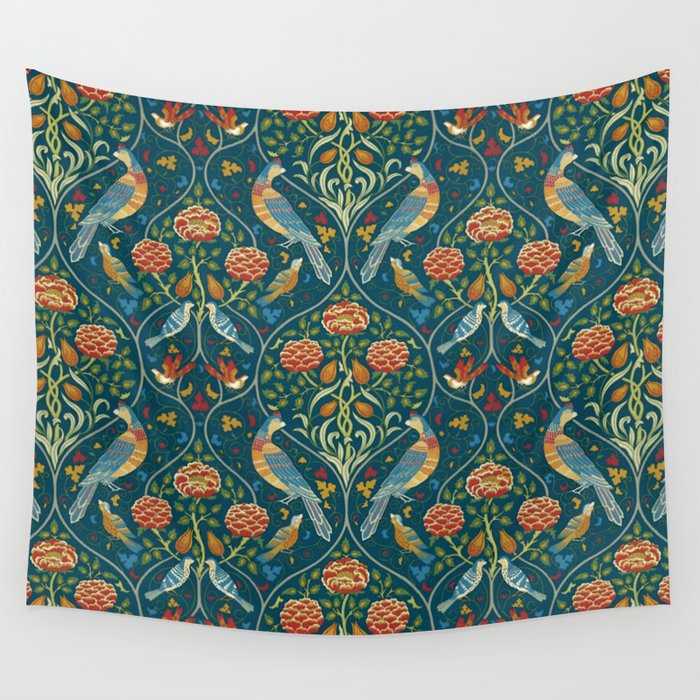 William Morris "Seasons by May" 1. Wall Tapestry Gallery Image 1