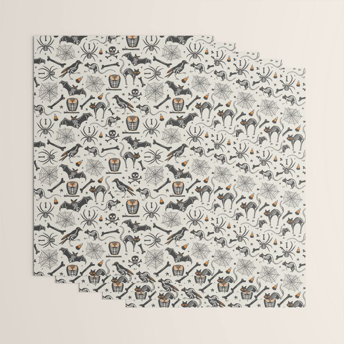 Halloween X-Ray Wrapping Paper Gallery Image 3