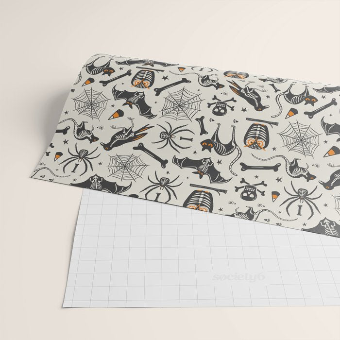 Halloween X-Ray Wrapping Paper Gallery Image 2