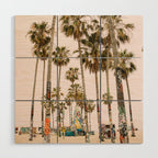 Palm Trees on Venice Beach - Los Angeles California Travel Photography Wood Wall Art Gallery Image 1