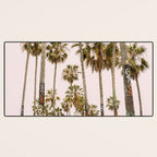 Palm Trees on Venice Beach - Los Angeles California Travel Photography Desk Mat Gallery Image 3