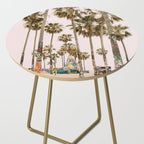 Palm Trees on Venice Beach - Los Angeles California Travel Photography Side Table Gallery Image 2