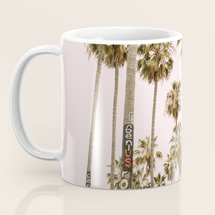 Palm Trees on Venice Beach - Los Angeles California Travel Photography Coffee Mug Gallery Image 3
