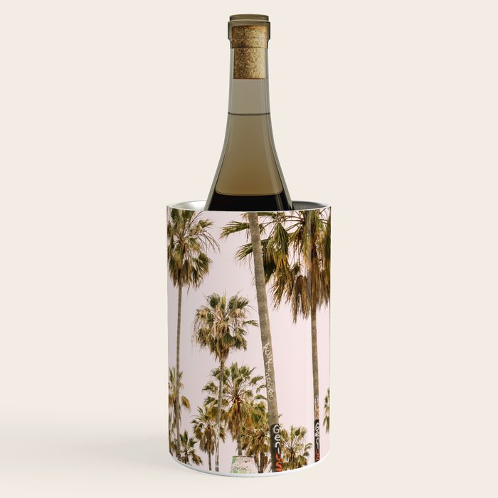 Palm Trees on Venice Beach - Los Angeles California Travel Photography Wine Chiller Gallery Image 1