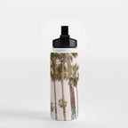 Palm Trees on Venice Beach - Los Angeles California Travel Photography Water Bottle Gallery Image 2