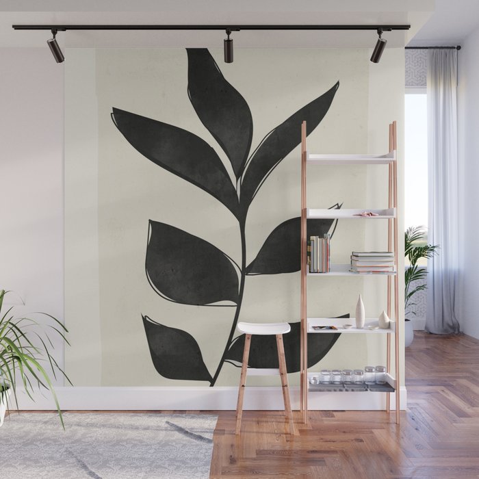 minimal plant 11 Wall Mural Gallery Image 1