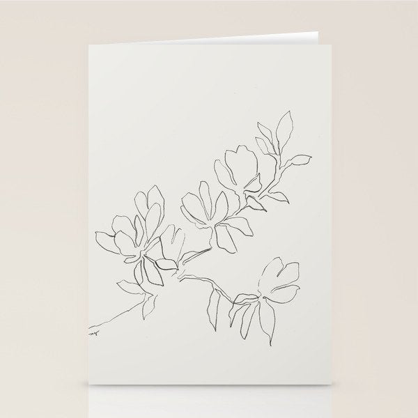 Floral Study no. 4 Stationery Card Gallery Image 1