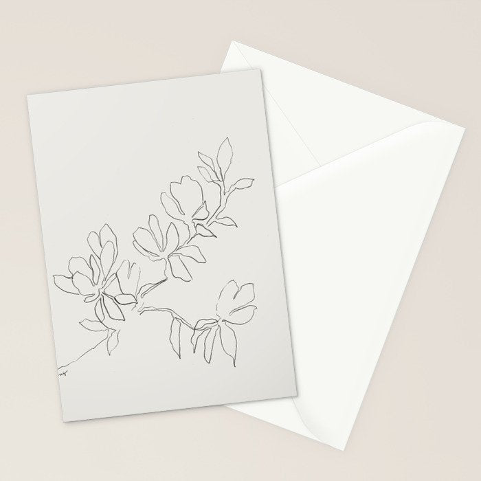 Floral Study no. 4 Stationery Card Gallery Image 2