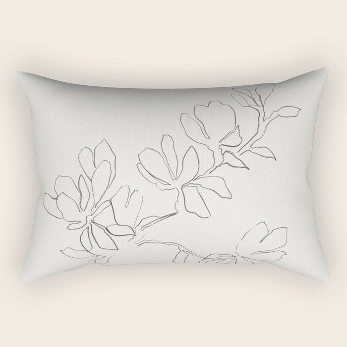 Floral Study no. 4 Rectangular Pillow Gallery Image 2