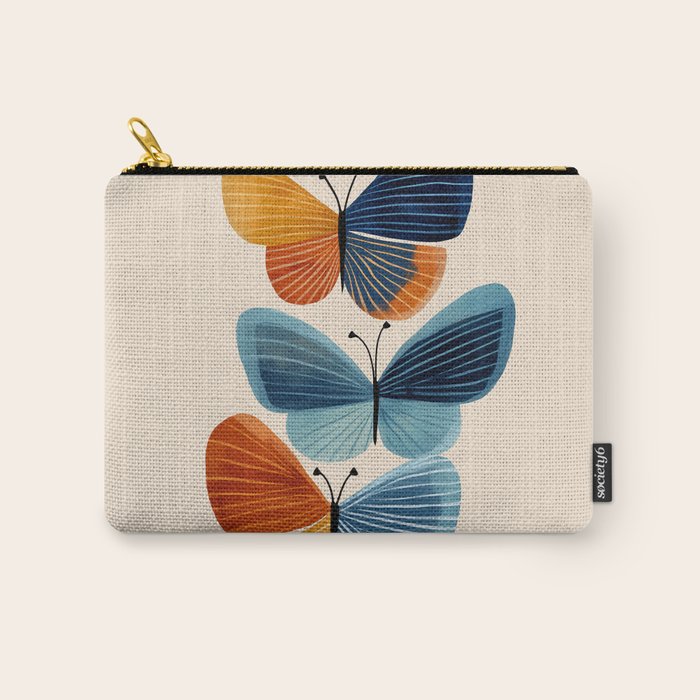 Dancing Butterflies Carry All Pouch Gallery Image 1