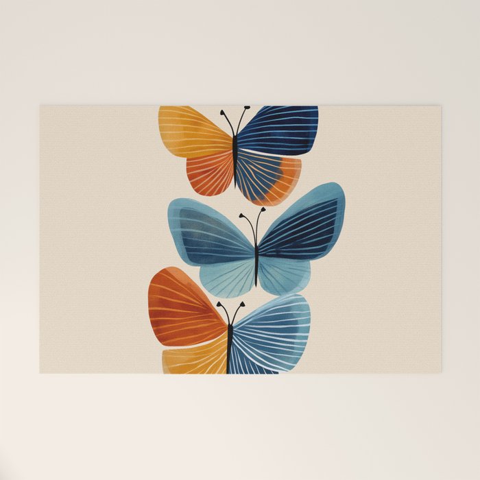 Dancing Butterflies Welcome Mat Gallery Image 1