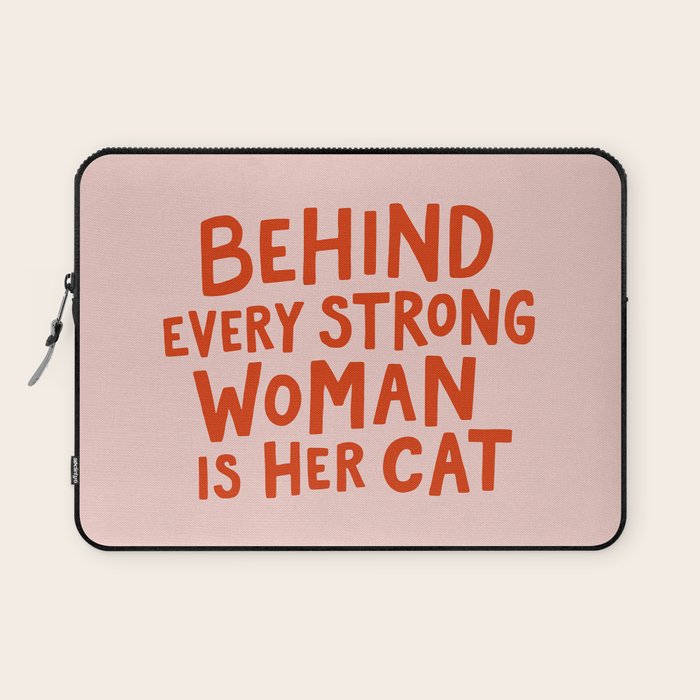 Behind Every Strong Woman Laptop Sleeve Gallery Image 1