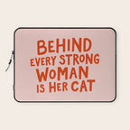 Behind Every Strong Woman Laptop Sleeve Gallery Image 1