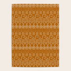 Mudcloth Style 1 in Orange Poster Gallery Image 4