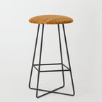 Mudcloth Style 1 in Orange Stool Gallery Image 1