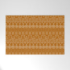 Mudcloth Style 1 in Orange Welcome Mat Gallery Image 1