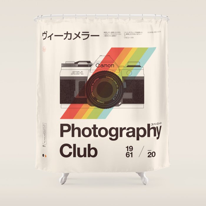 Photography Club Shower Curtain Gallery Image 1