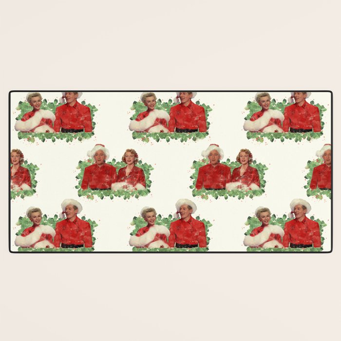Quartet (White Christmas) Wrapping Paper Desk Mat Gallery Image 3
