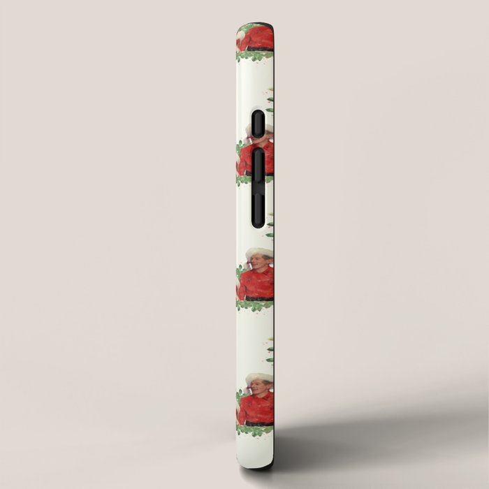 Quartet (White Christmas) Wrapping Paper iPhone Case Gallery Image 2
