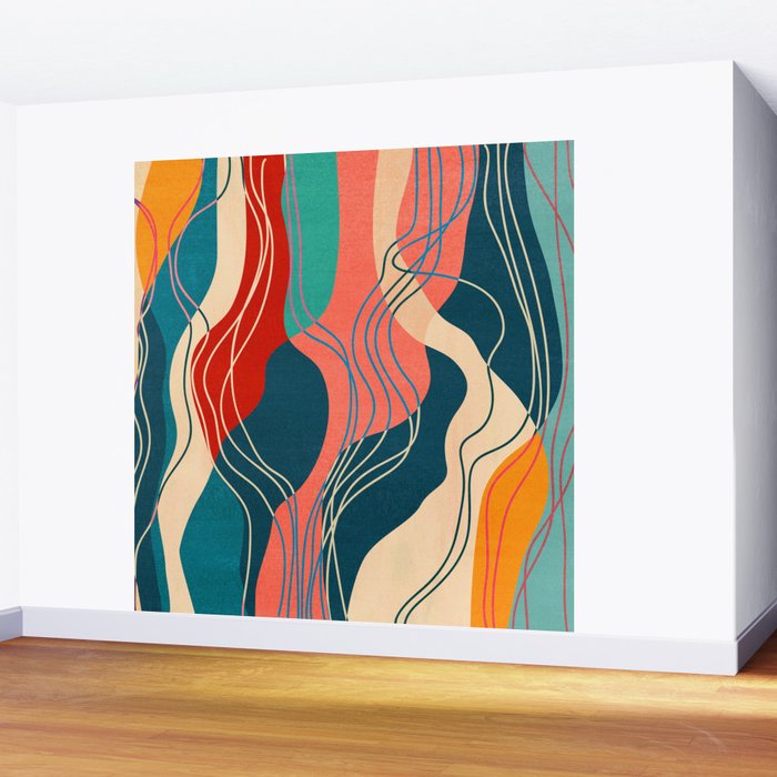 Smoke and ash Wall Mural Gallery Image 2
