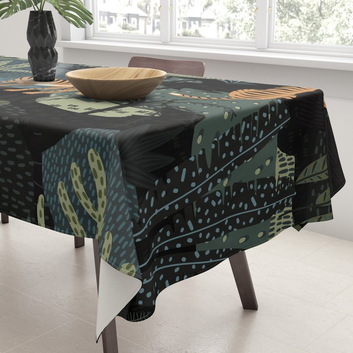Tiger Jungle Tablecloth Gallery Image 3