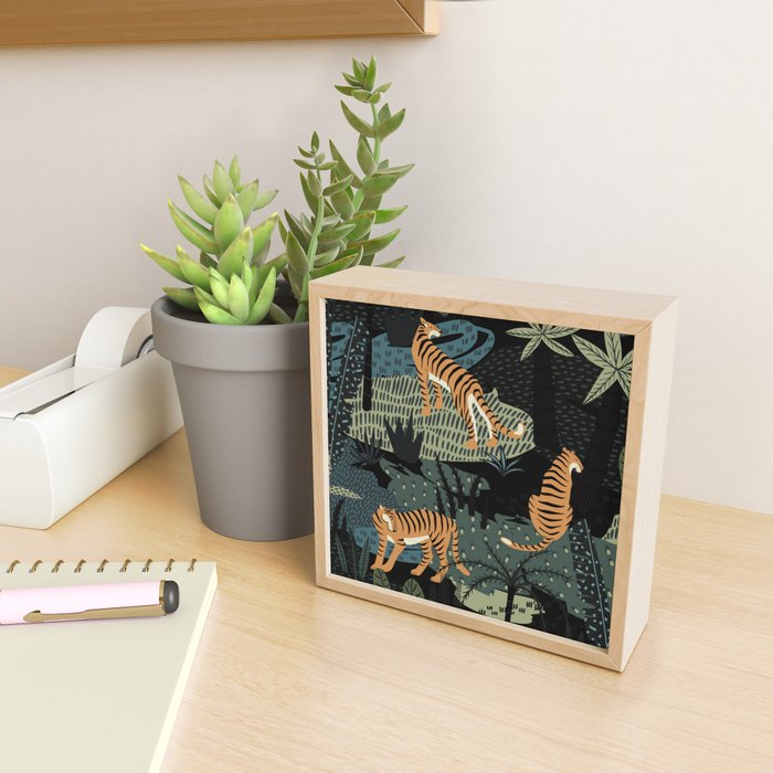 Tiger Jungle Mini Art Print Gallery Image 2