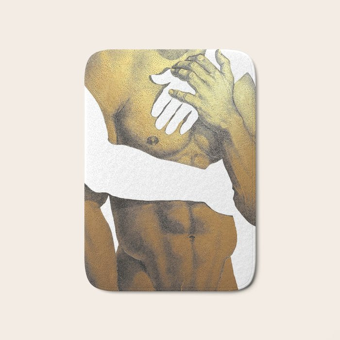 Echoes III (GOLD DOESN'T PRINT SHINY) Bath Mat Gallery Image 1