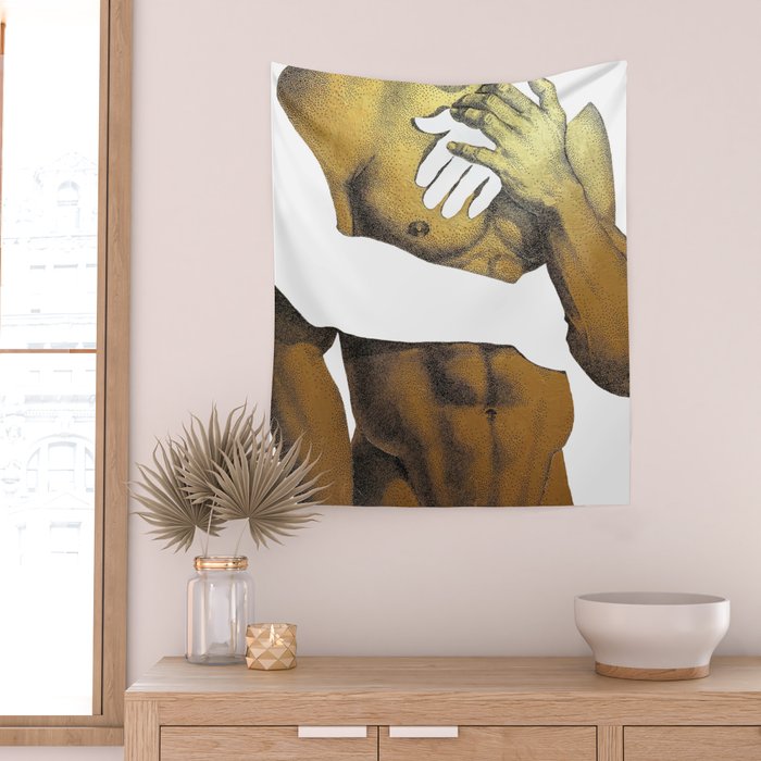 Echoes III (GOLD DOESN'T PRINT SHINY) Wall Tapestry Gallery Image 2