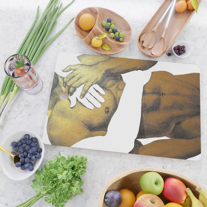 Echoes III (GOLD DOESN'T PRINT SHINY) Cutting Board Gallery Image 2