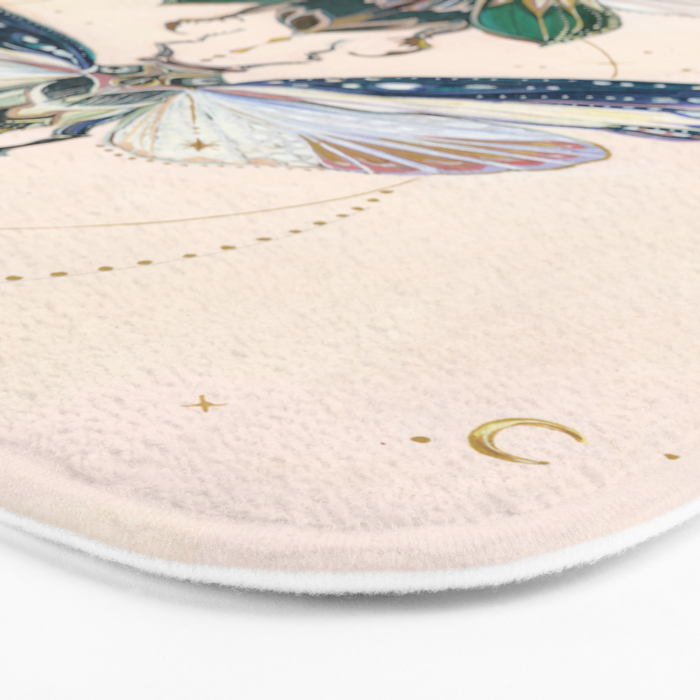Moon insects Bath Mat Gallery Image 3