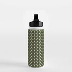 Vintage Stars XI Forest Green Water Bottle Gallery Image 2