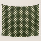 Vintage Stars XI Forest Green Wall Tapestry Gallery Image 4