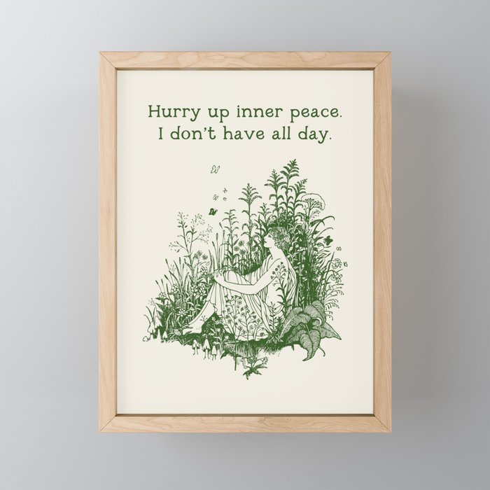 Inner Peace Mini Art Print Gallery Image 1