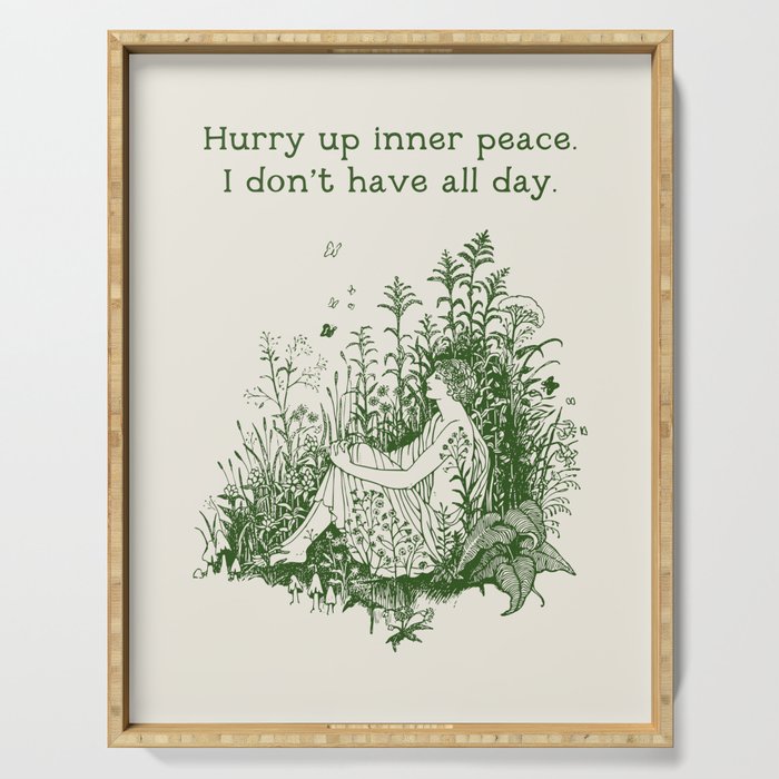 Inner Peace Serving Tray Gallery Image 1