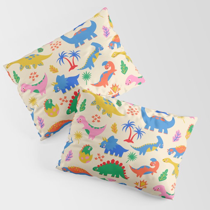 Dinomite Dinosaurs Pillow Sham Gallery Image 1