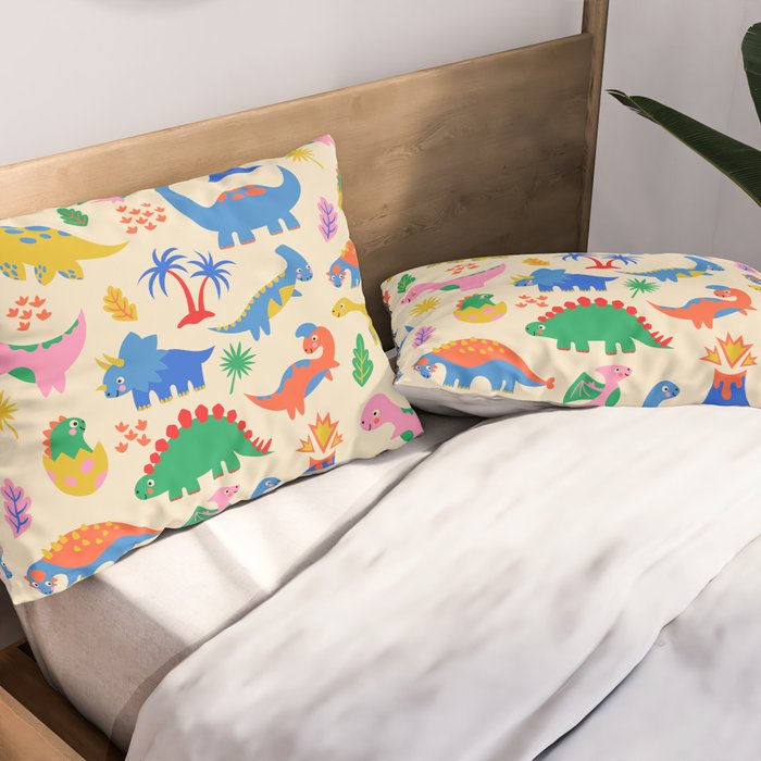 Dinomite Dinosaurs Pillow Sham Gallery Image 2