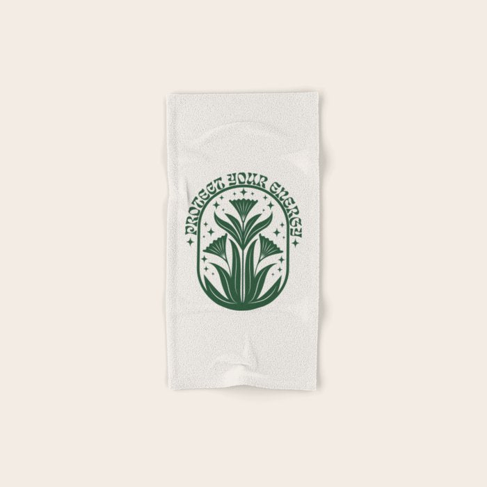 Protect Your Energy Bath Towel Gallery Image 1
