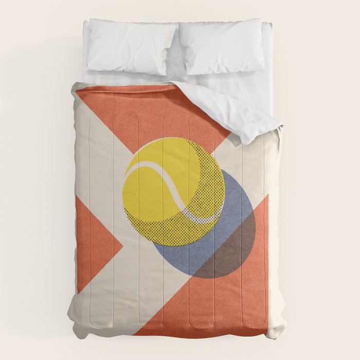 BALLS - Tennis - Clay Court - II b Comforter Gallery Image 6