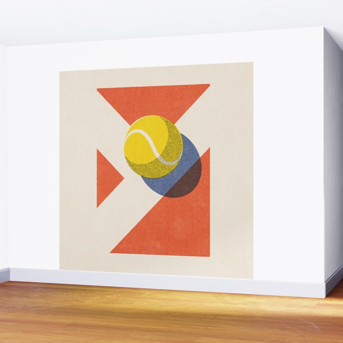 BALLS - Tennis - Clay Court - II b Wall Mural Gallery Image 2