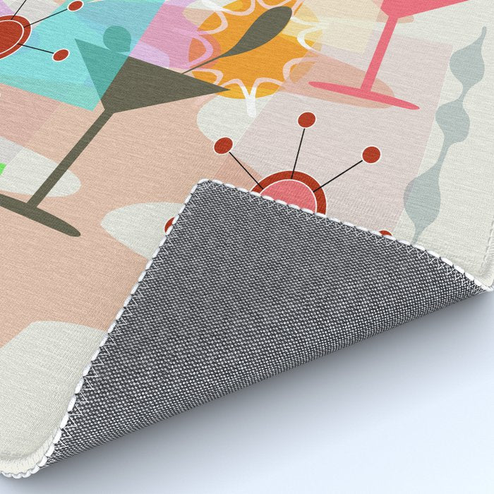 Retro Summer Party Rug Gallery Image 4