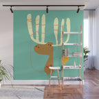 A moose ing Wall Mural Gallery Image 1