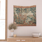 Antique 18th Century French Verdure Flower Garden Tapestry Wall Tapestry Gallery Image 2