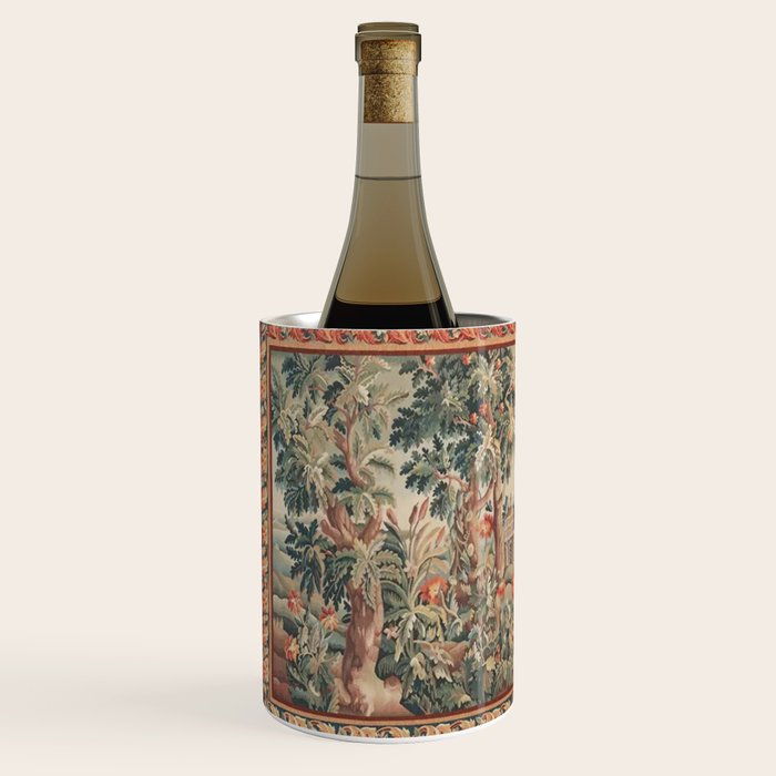 Antique 18th Century French Verdure Flower Garden Tapestry Wine Chiller Gallery Image 2