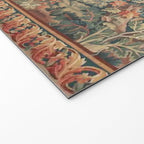 Antique 18th Century French Verdure Flower Garden Tapestry Welcome Mat Gallery Image 2