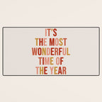 Most Wonderful Time Multi Colored Warm Desk Mat Gallery Image 3