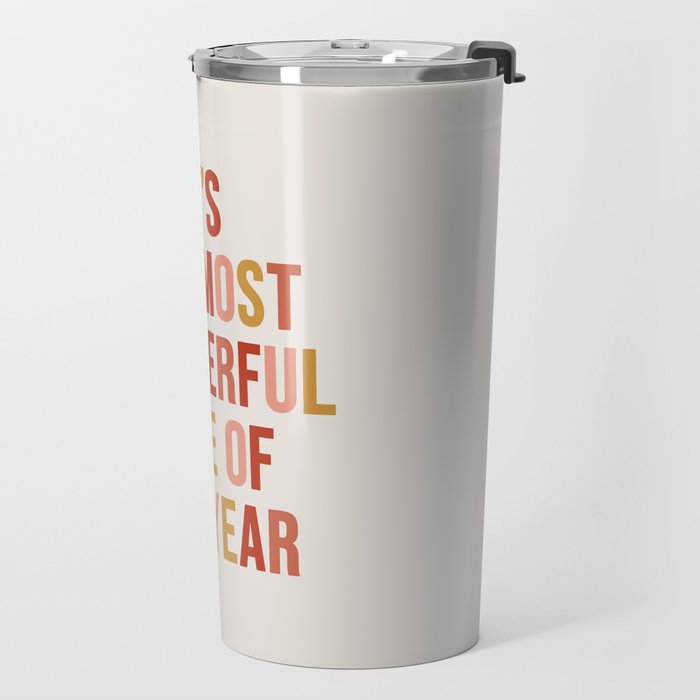 Most Wonderful Time Multi Colored Warm Travel Mug Gallery Image 2