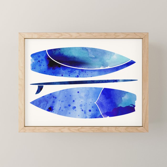 Indigo Surfboards Mini Art Print Gallery Image 1